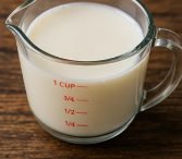 ¾ cup warm milk
