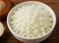 Onion – ½ medium, finely chopped