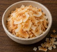 Toasted coconut flakes – 2 tbsp (optional)