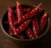 Dried red chilies – 6–8