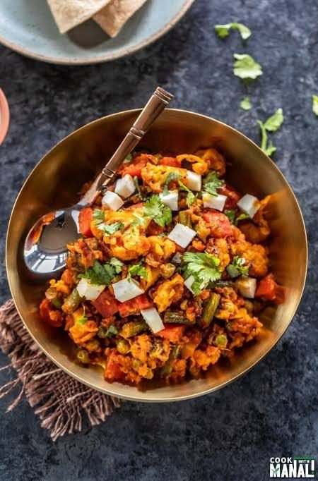 Mixed grated vegetables – 1 cup