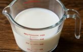 Warm milk – 1 cup (240 ml)