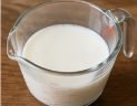 ¾ cup warm milk