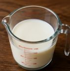 ¾ cup warm milk