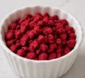 Topping : Freeze-dried raspberries — 1 tbsp