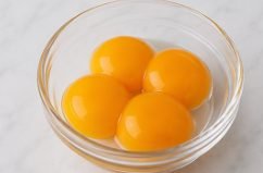 Egg yolks — 4