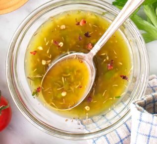 ½ cup Italian dressing