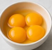 Egg yolks – 4