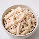 Cooked chicken – 2 cups, shredded