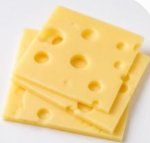 4 slices Swiss cheese