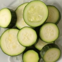 1 zucchini, sliced