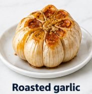 Roasted garlic – 1 whole head