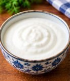 Plain yogurt (curd) – 1 cup