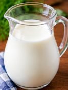 Milk – ¼ cup (optional)