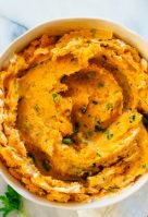 Mashed sweet potato – 1 cup