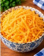 Cheddar cheese – ¾ cup