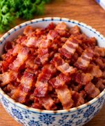 Cooked bacon – 1 cup