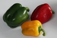 Bell peppers and pineapple