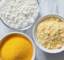 Flour and cornstarch
