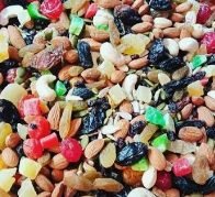 Mixed dried fruits and candied orange peel – 200 g