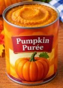 Pumpkin purée – 1 can (15 oz)