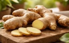 Ginger, finely chopped – 1 teaspoon each
