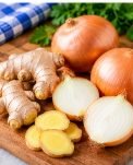 Ginger, onion