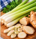 Lemongrass, galangal