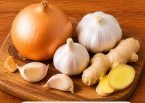 Onion, garlic, ginger