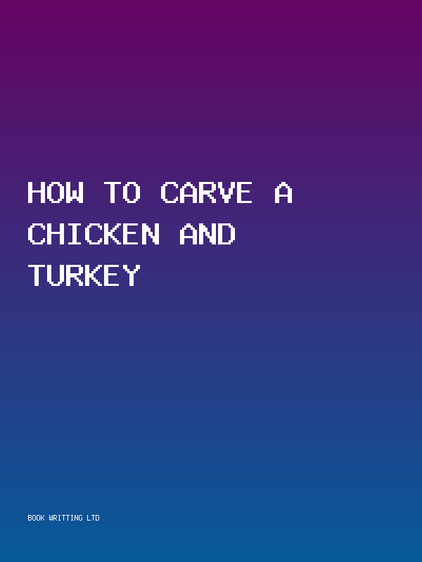 How To Carve A Chicken And Turkey