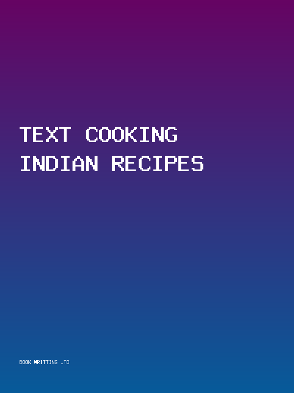 Text Cooking Indian Recipes