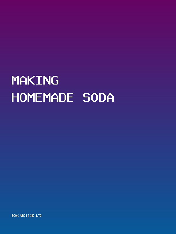 Making Homemade Soda