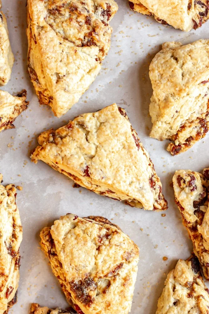 Fig and Cranberry Scones