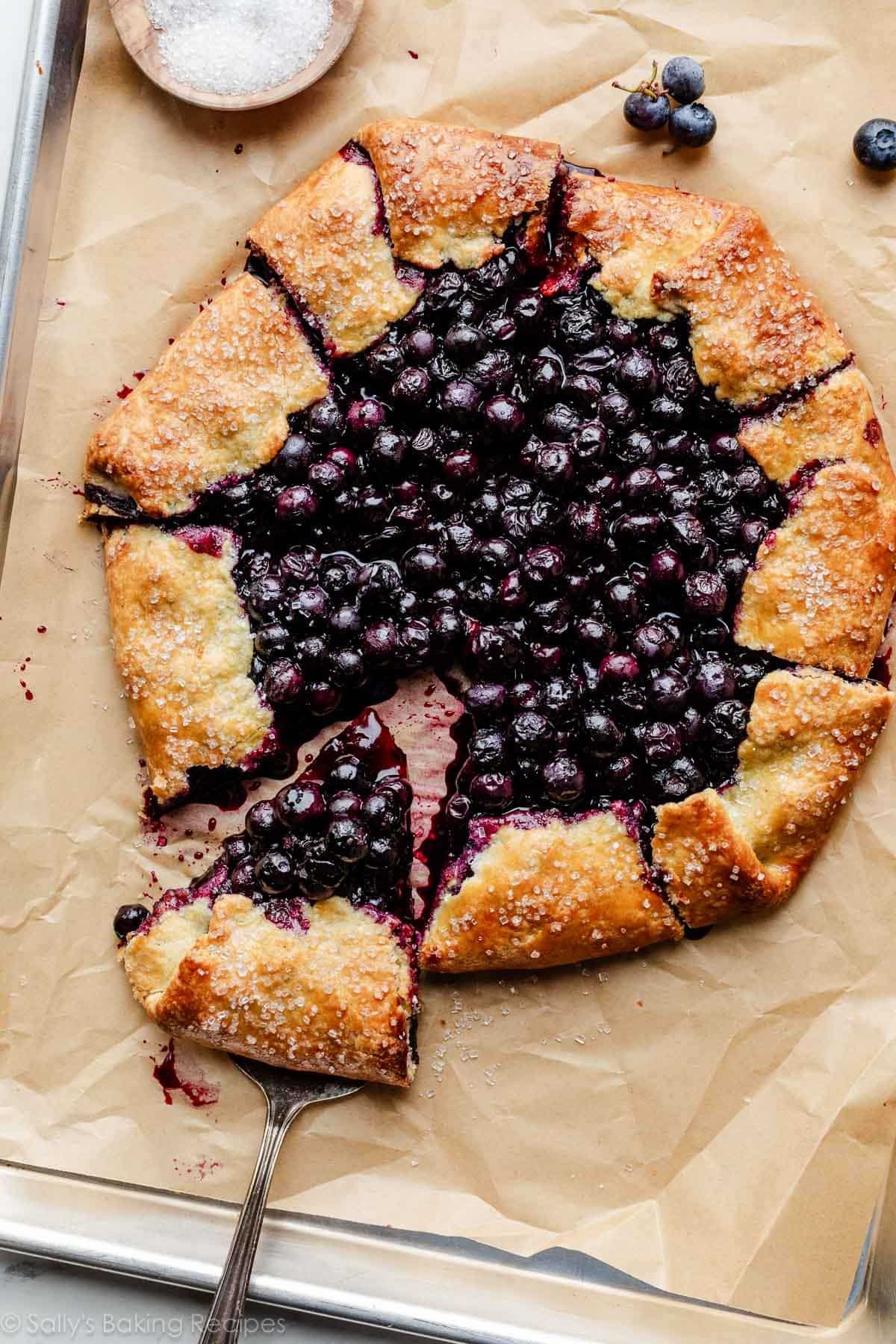 Simple Blueberry Galette