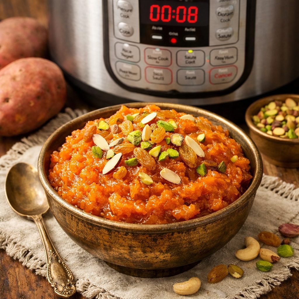 Instant Pot Sweet Potato Halwa