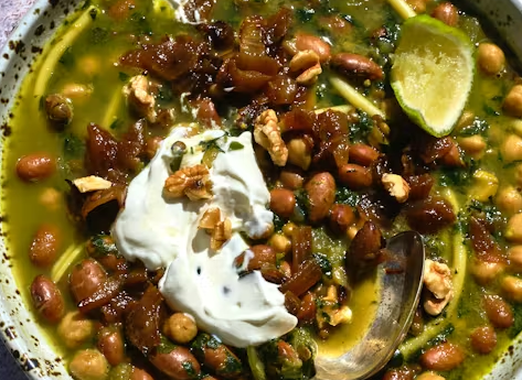 Persian New Year Noodle Soup (Ash Reshteh)