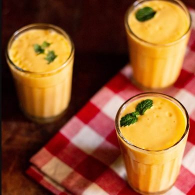 Mango Lassi Recipe | Refreshing Mango Yogurt Drink