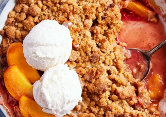 Peach Crumble