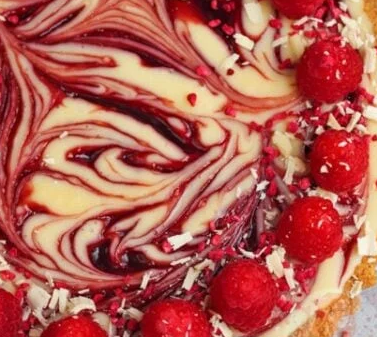 White Chocolate Raspberry Tart – Dessert