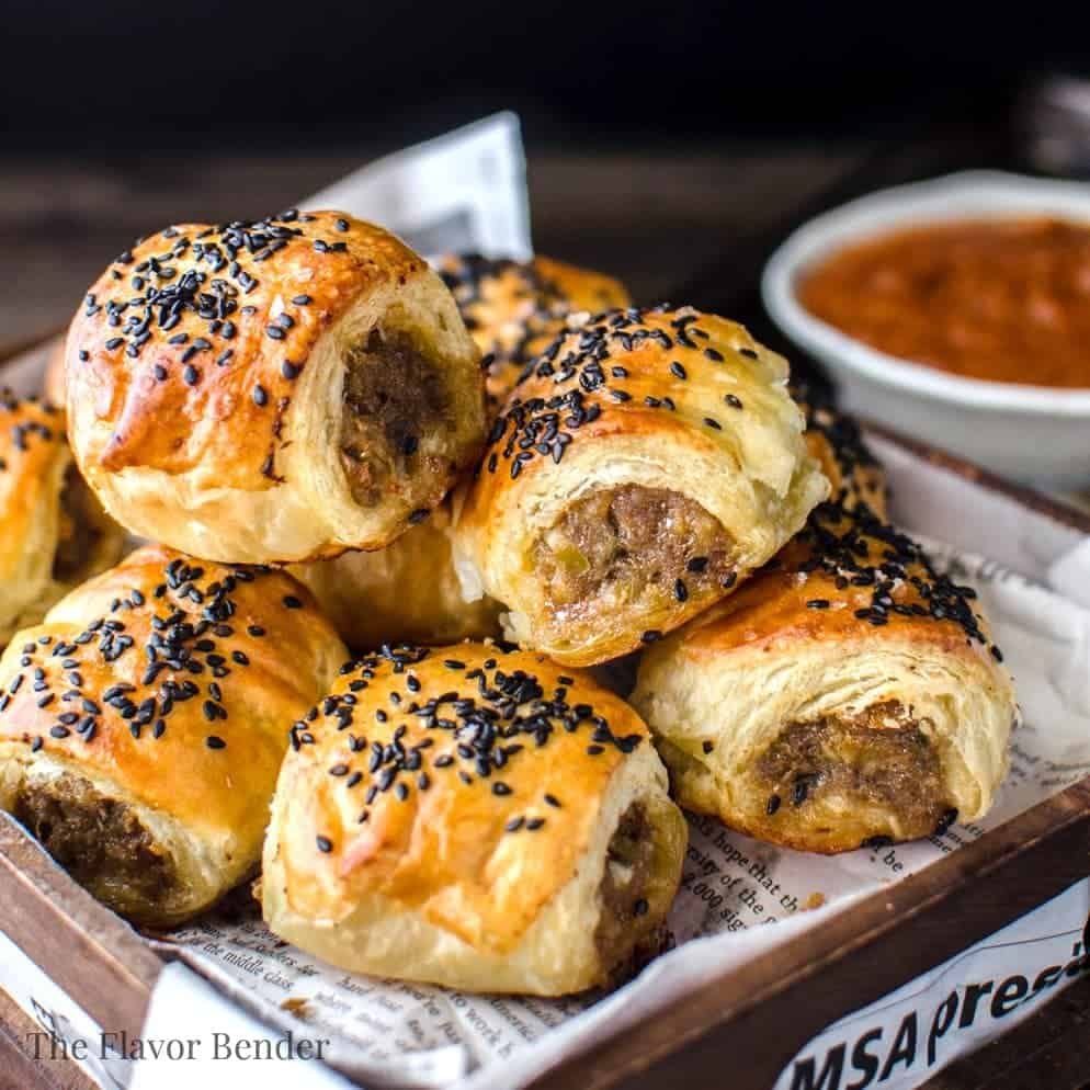 Pork sausage rolls