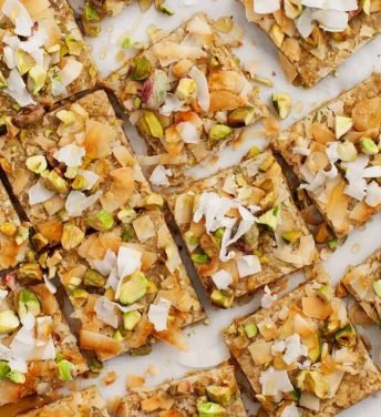 Pistachio Oat Squares
