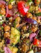 Lentil & Vegetable Salad (Dal Salad)
