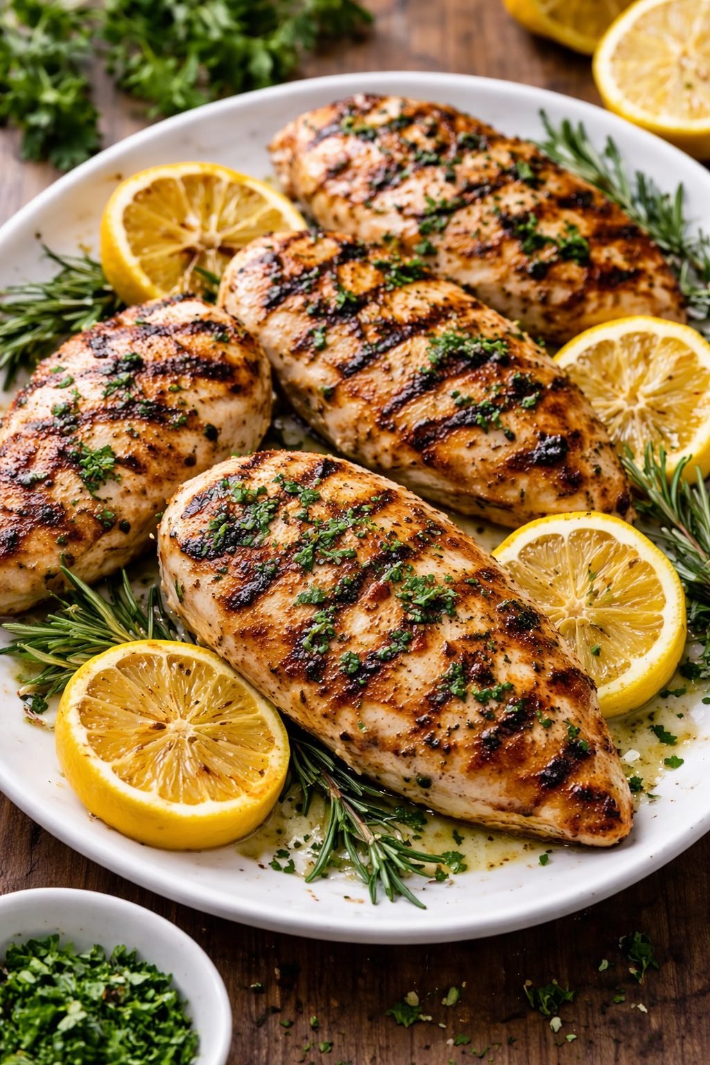 Grilled Lemon Herb Chicken