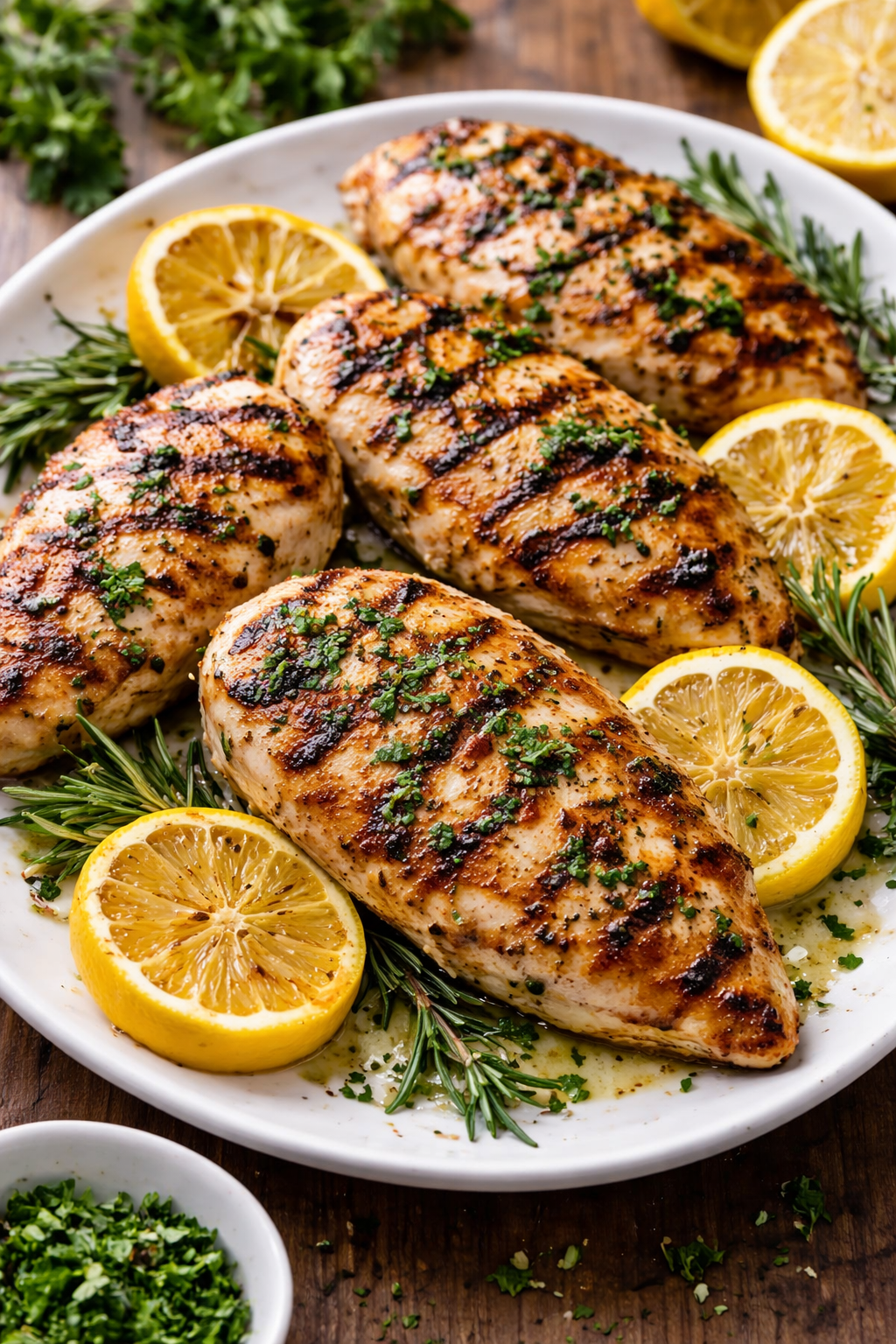 Grilled Lemon Herb Chicken
