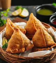 Noodle Samosa (Indo-Chinese Fusion)