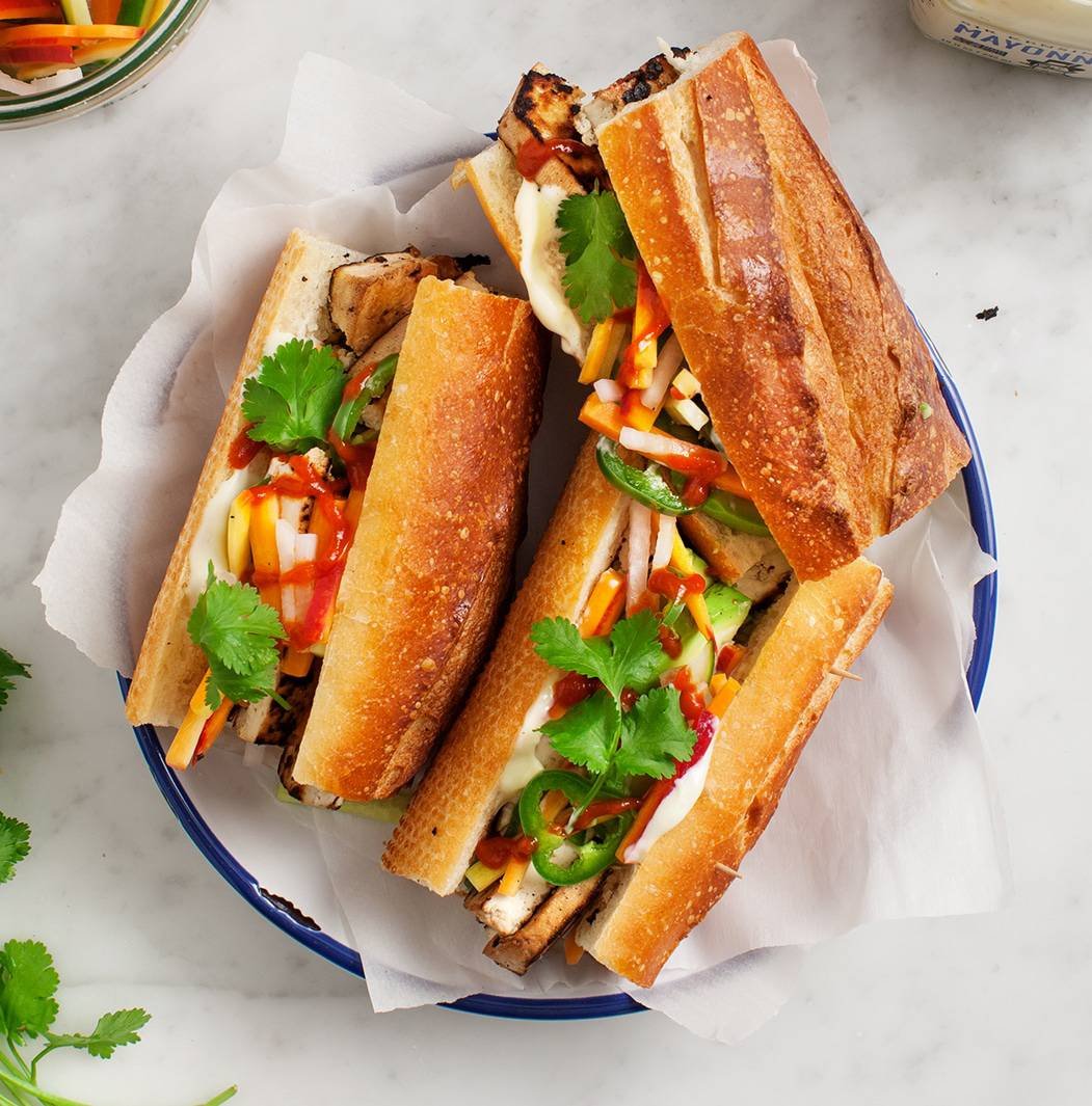 Authentic Banh Mi Recipe |  Vietnamese Sandwich with Fresh Herbs