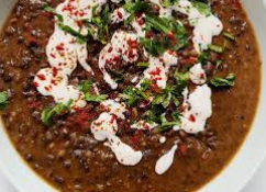 Indian-Spiced Black Beluga Lentils