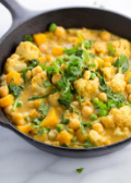 Chickpea Cauliflower Coconut Curry