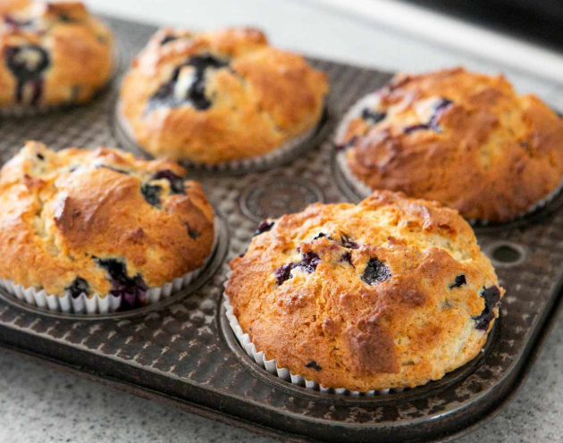 Blueberry Muffins Recipe | Soft, Moist & Bakery-Style Blueberry Muffins