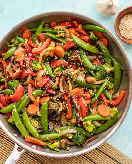 Garlic Vegetable Stir Fry | Quick, Healthy and Flavorful Veggie Dish
